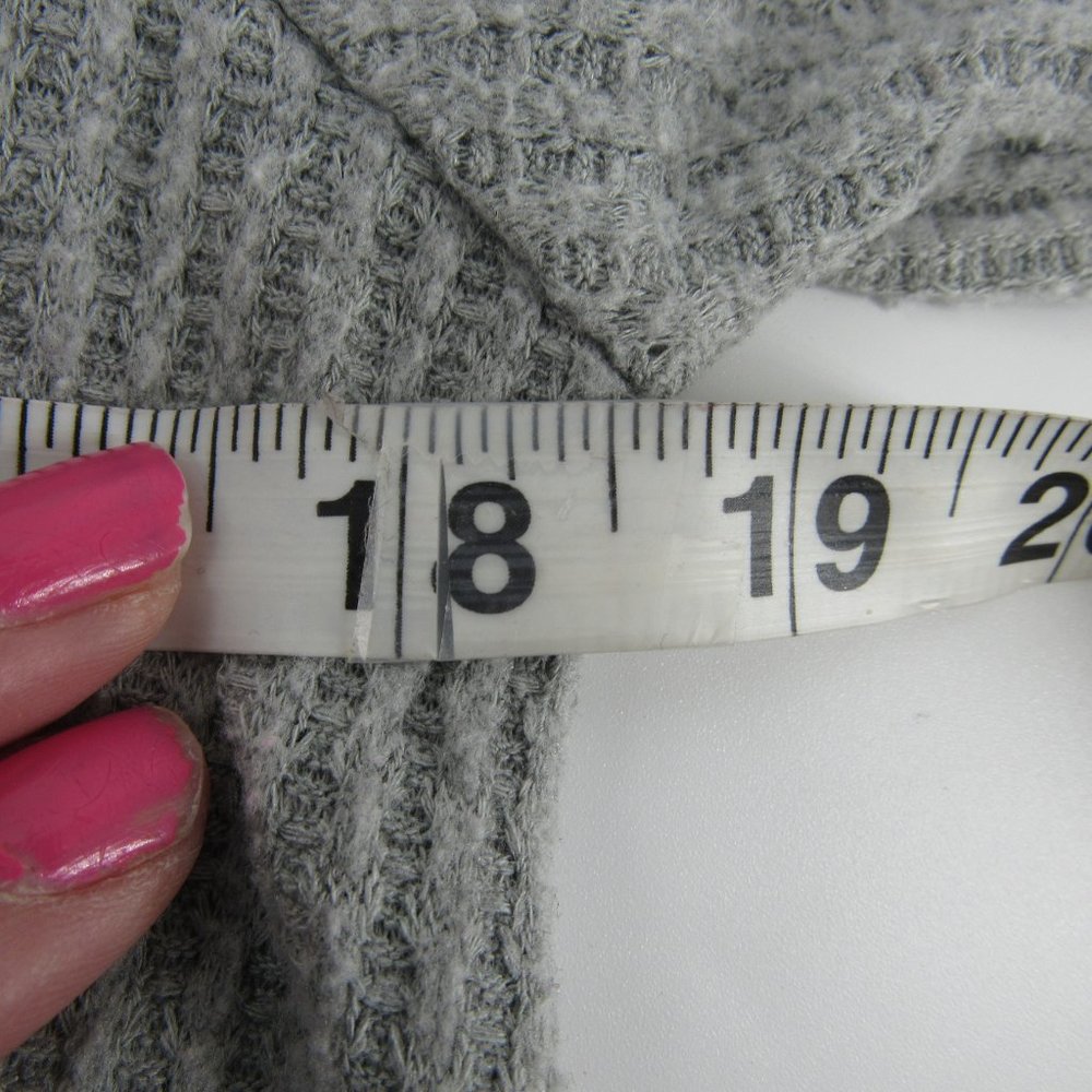 Raggs to Riches gray cowl neck long sleeve size MED - Picture 6 of 7